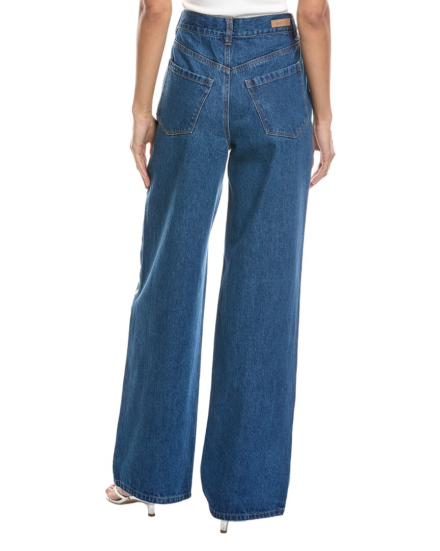 Blank Nyc Silver Dreams Medium Indigo High-Rise Wide Leg Jean