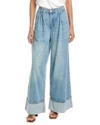 Blank Nyc Easy Day Light Indigo High-Rise Wide Leg Jean
