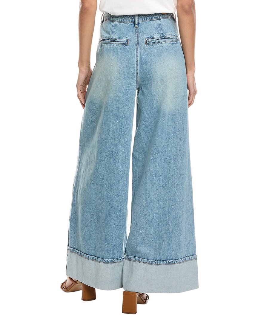 Blank Nyc Easy Day Light Indigo High-Rise Wide Leg Jean