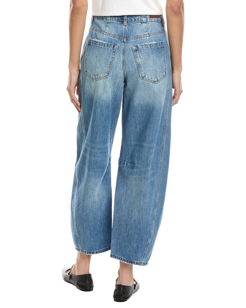 Blank Nyc Barn Girl Medium Indigo Barrel Jean