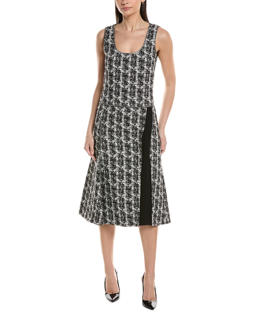Hugo Boss Doloria Wool-Blend Midi Dress