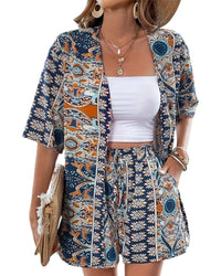 Lily Kim 2Pc Cardigan & Short Set