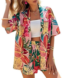 Lily Kim 2Pc Cardigan & Short Set