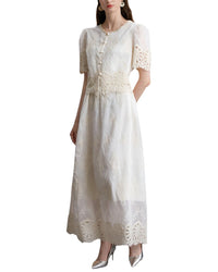 Dza 2P Blouse & Skirt Set