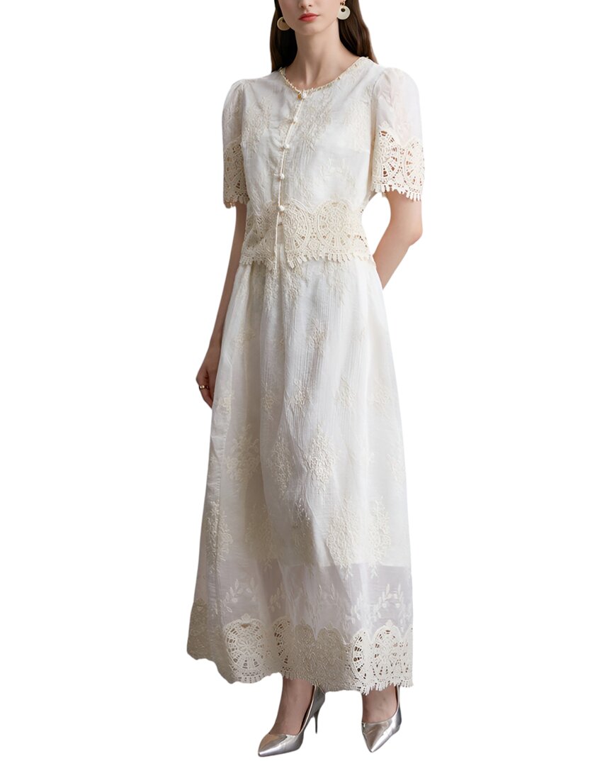 Dza 2P Blouse & Skirt Set