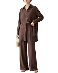 Teodora 2Pc Shirt & Pant Set