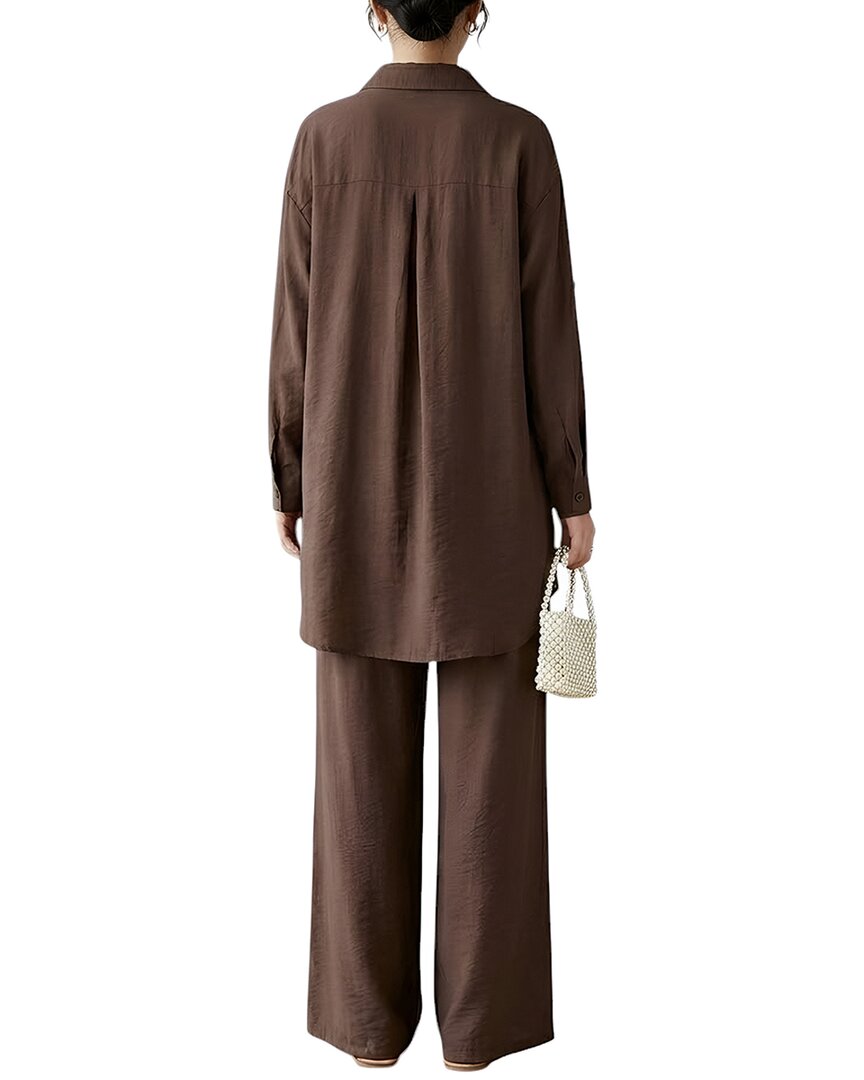Teodora 2Pc Shirt & Pant Set