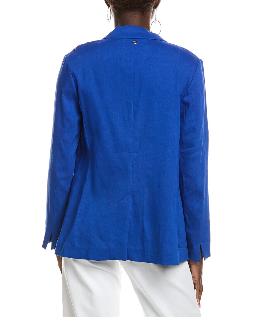 Marc Cain Solid Linen-Blend Blazer