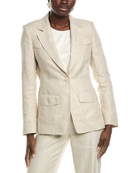 Marc Cain Linen-Blend Blazer
