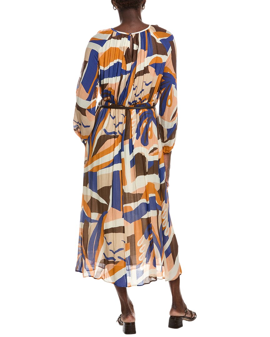 Marc Cain Printed Silk-Blend