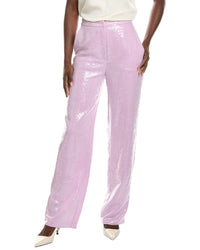 Marc Cain Embellished Linen-Blend Pant