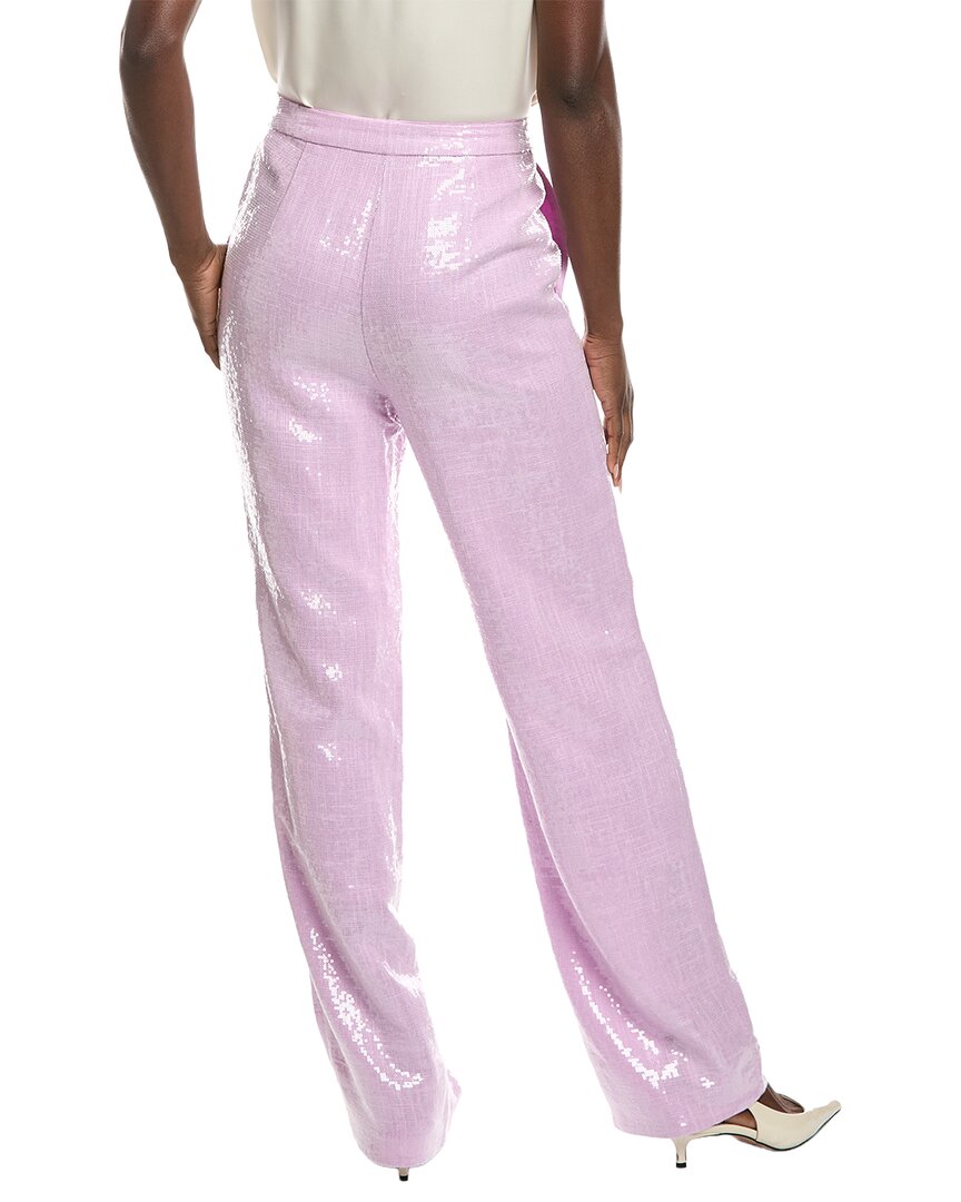 Marc Cain Embellished Linen-Blend Pant