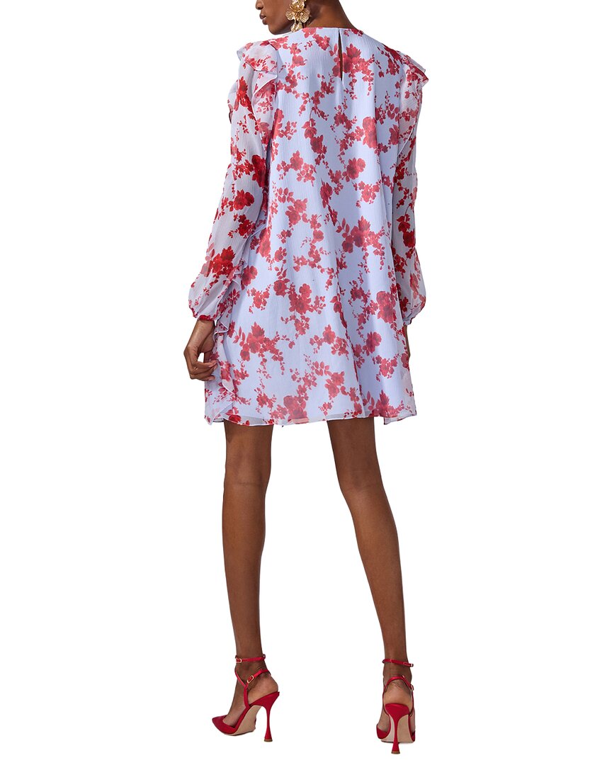 Carolina Herrera Ruffle Silk Mini Dress