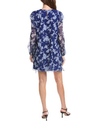 Carolina Herrera Ruffle Silk Mini Dress