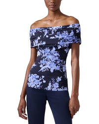 Carolina Herrera Off Shoulder Gathered Top