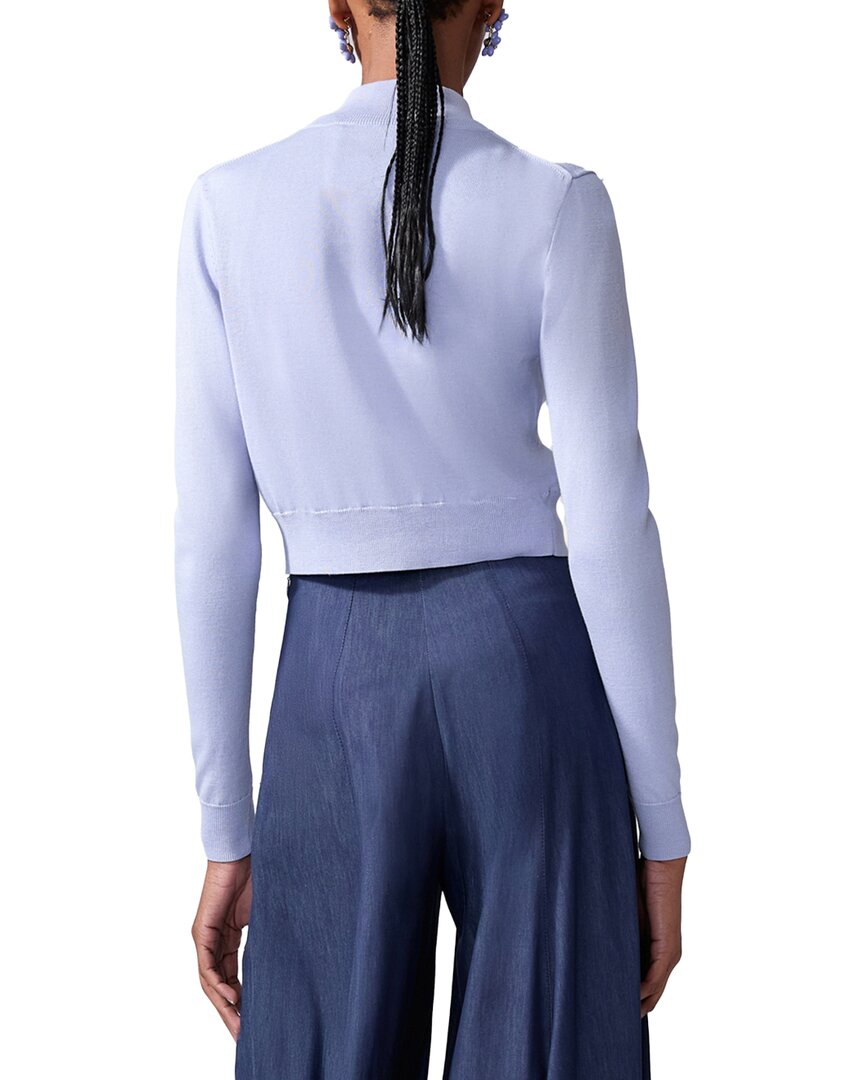 Carolina Herrera Silk-Blend Cardigan