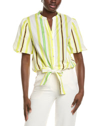 POM AMSTERDAM Pom Amsterdam Tie Front Shirt