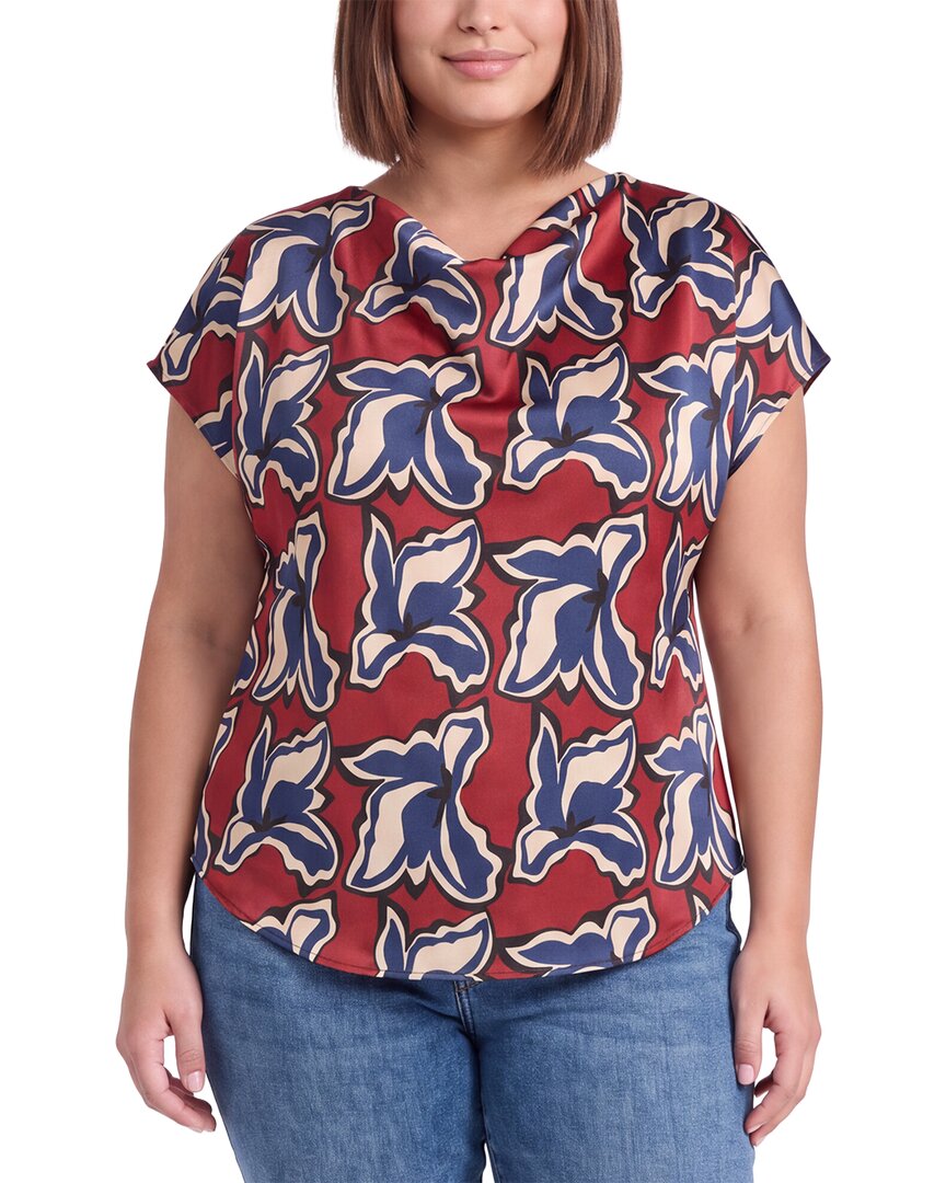 Anne Klein Plus Printed Blouse