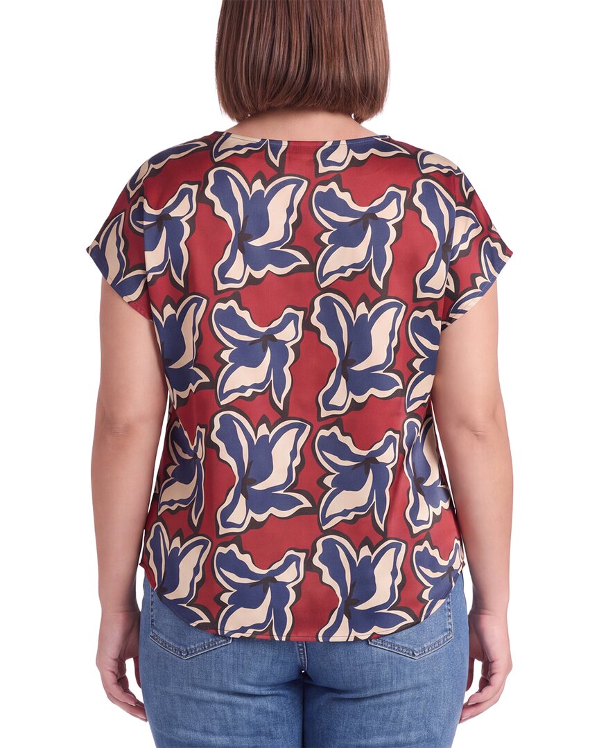 Anne Klein Plus Printed Blouse
