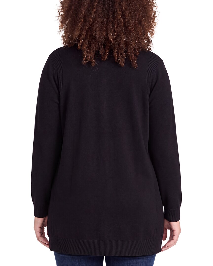 Anne Klein Anne Klein Plus Rib Pocket Cardigan
