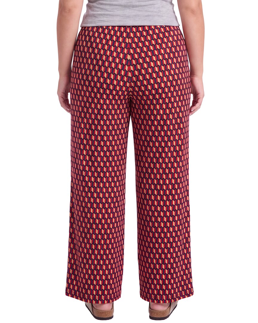 Anne Klein Plus High-Rise Palazzo Pant