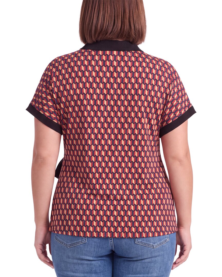 Anne Klein Anne Klein Plus Collared Wrap Top
