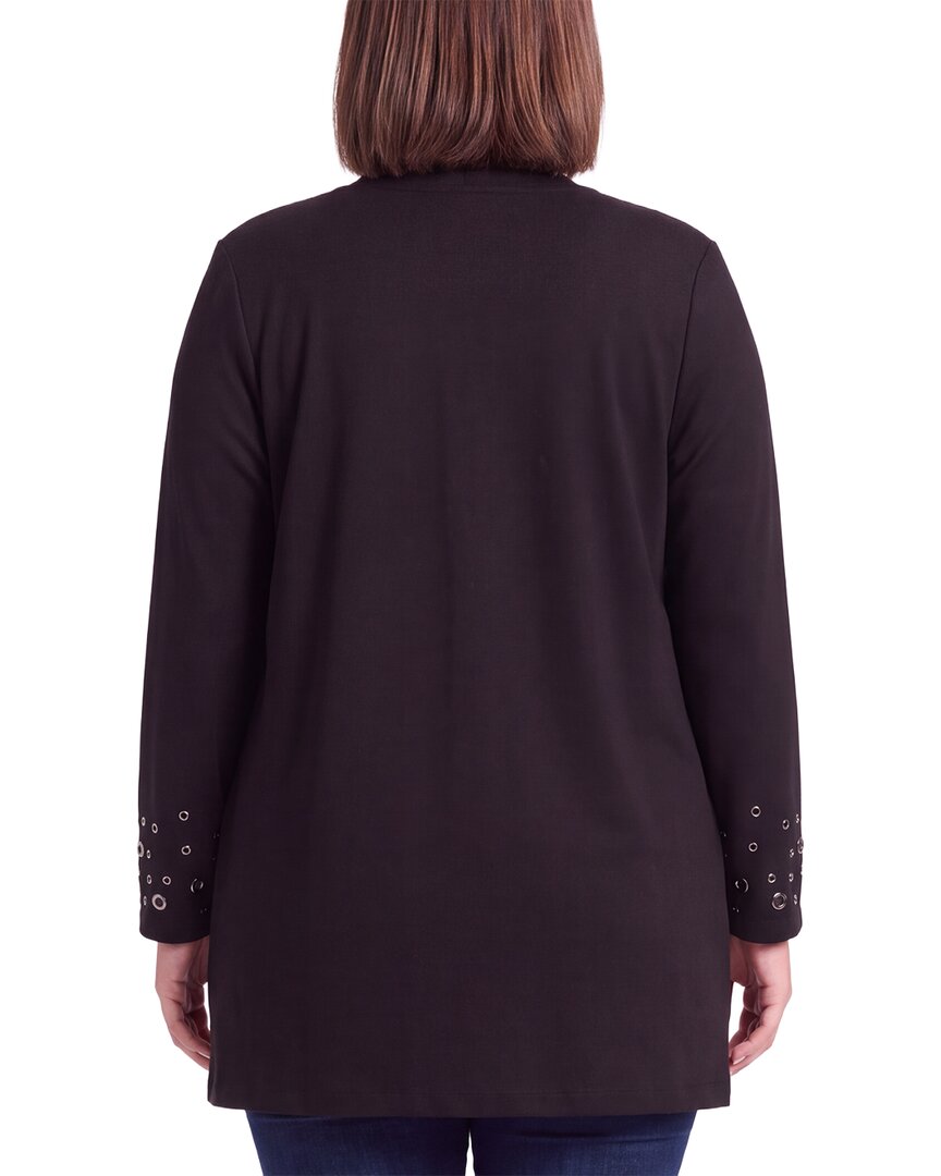Anne Klein Anne Klein Plus Grommet Cardigan