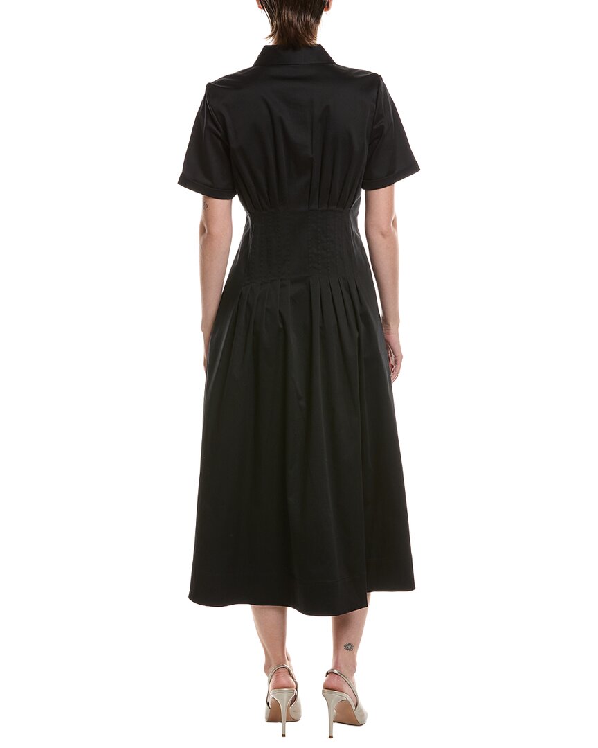 Anne Klein Anne Klein Solid Midi Shirtdress