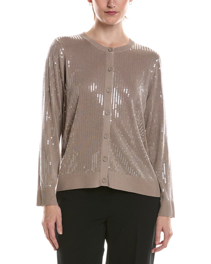Anne Klein Anne Klein Sequin Cardigan