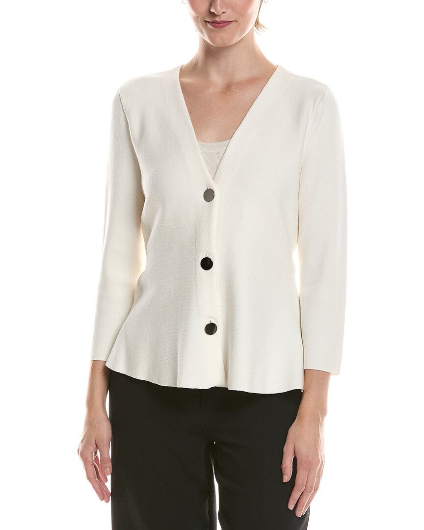 Anne Klein Anne Klein V-Neck Peplum Jacket