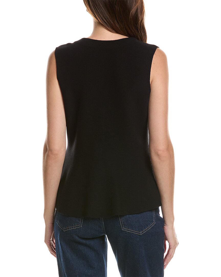 Anne Klein Anne Klein V-Neck Peplum Vest
