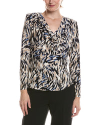 Anne Klein Anne Klein 3Q Printed Top