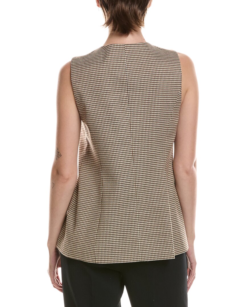 Anne Klein Anne Klein Houndstooth Knit Vest