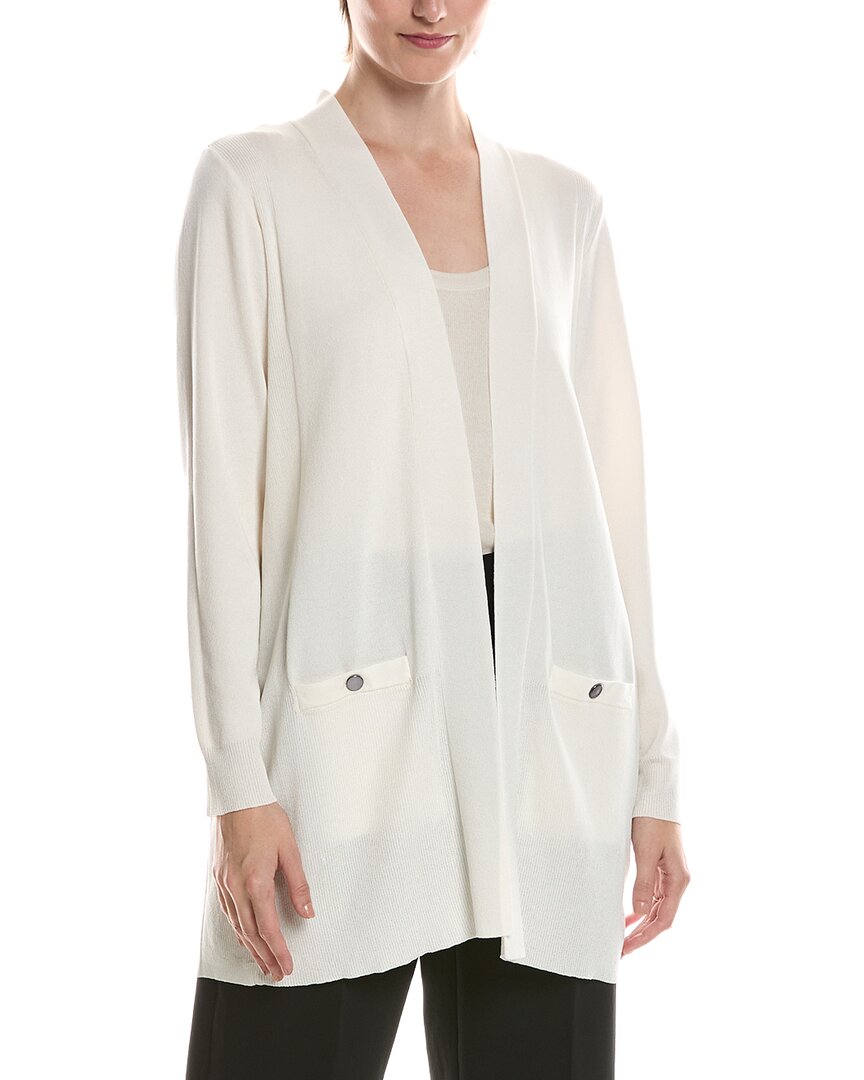 Anne Klein Anne Klein Rib Pocket Cardigan