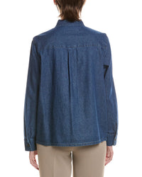 Anne Klein Anne Klein Button Down Chambray Shirt