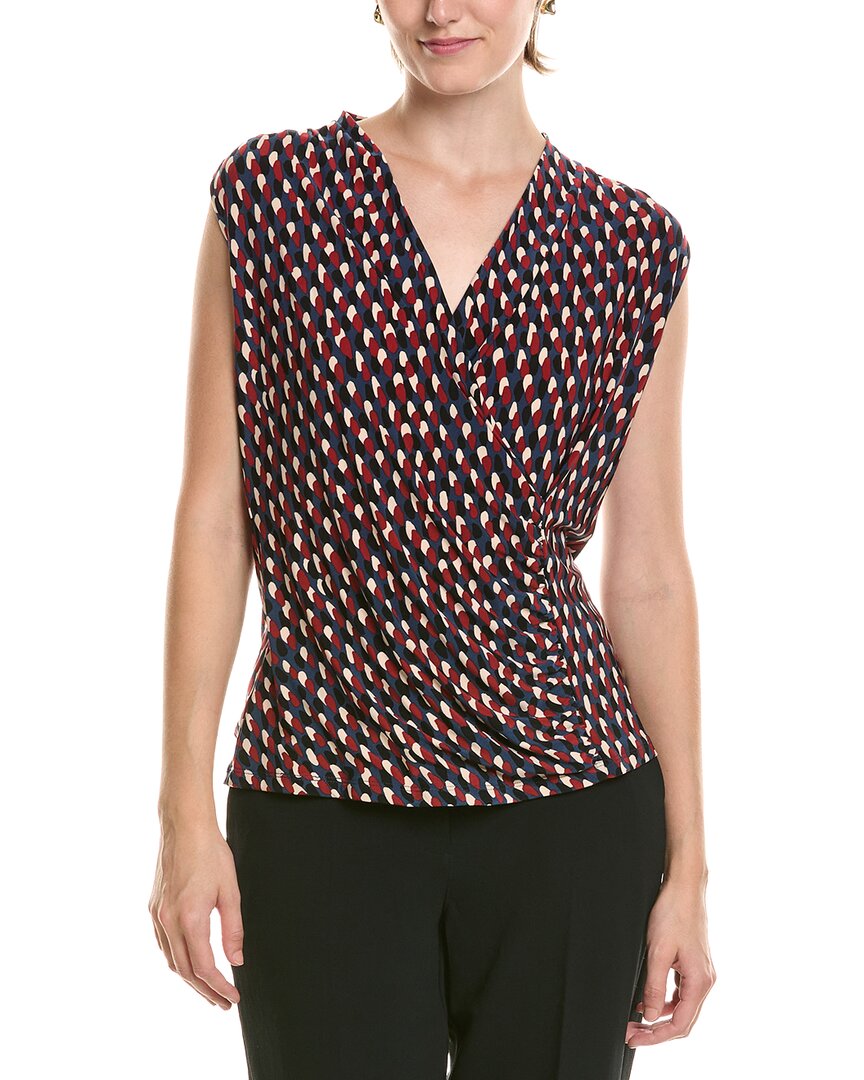 Anne Klein Anne Klein Faux Wrap Top