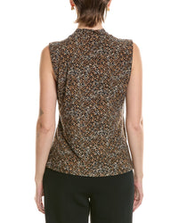Anne Klein Anne Klein Shirred Surplice Top