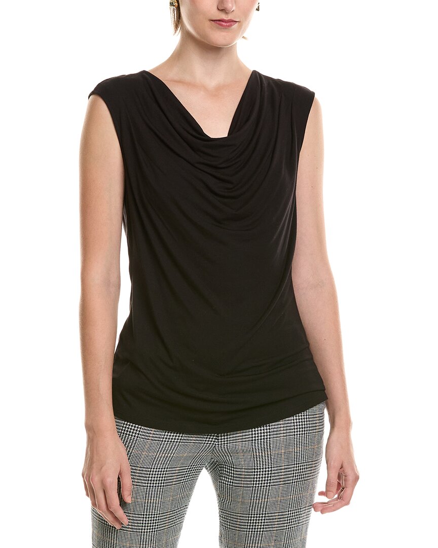 Anne Klein Anne Klein Pleated Cowel Neck Top