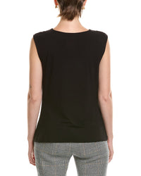 Anne Klein Anne Klein Pleated Cowel Neck Top