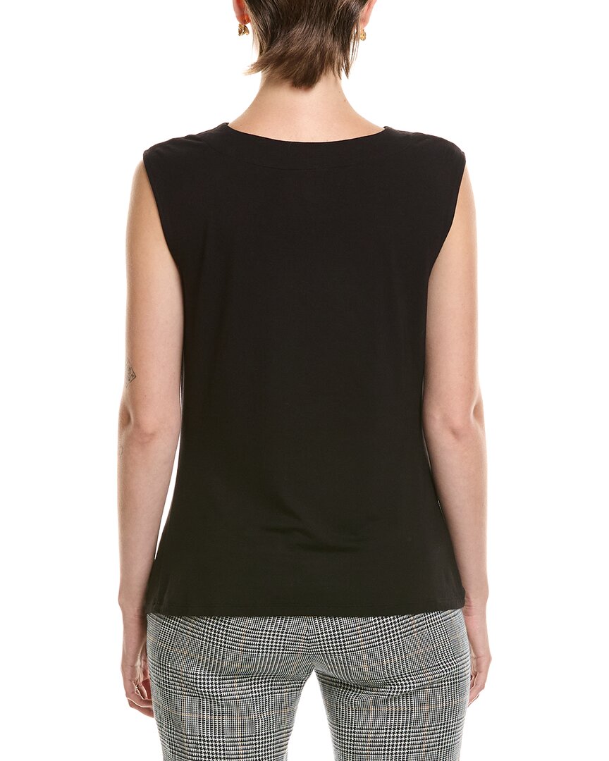 Anne Klein Anne Klein Pleated Cowel Neck Top