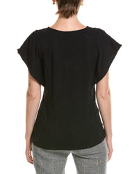 Anne Klein Anne Klein Flutter Sleeve Princess Seam Top