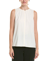 Anne Klein Anne Klein Keyhole Neck Blouse