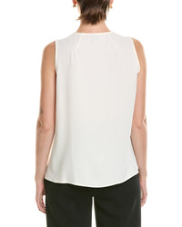 Anne Klein Anne Klein Keyhole Neck Blouse