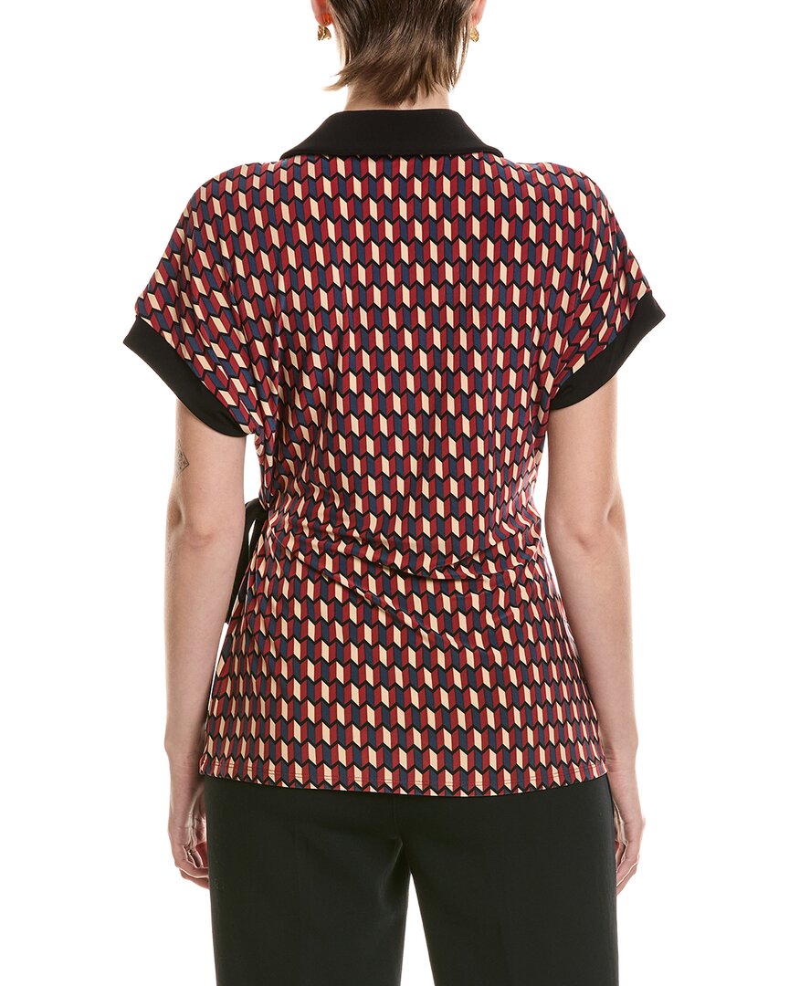 Anne Klein Anne Klein Collared Wrap Top