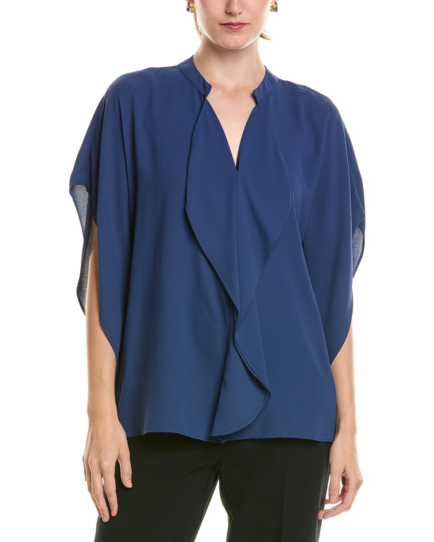 Anne Klein Anne Klein Flutter Y-Neck Blouse