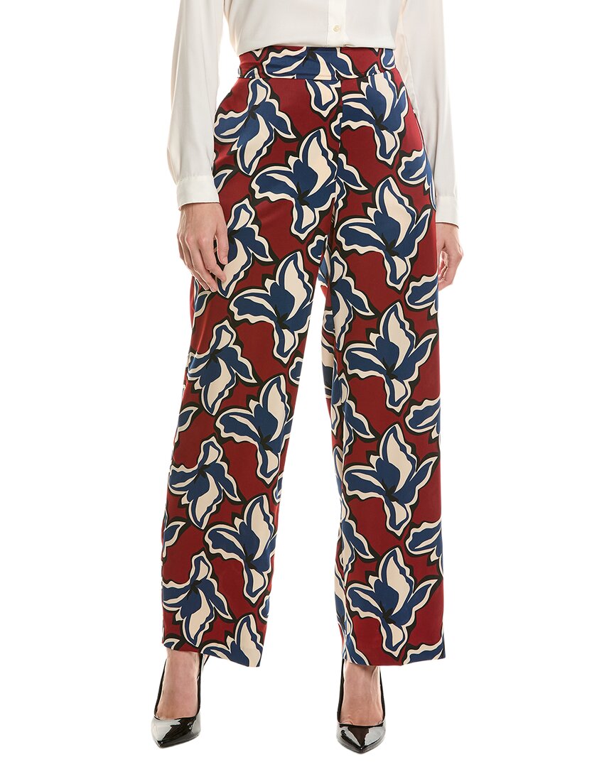 Anne Klein Anne Klein High-Rise Printed Pant