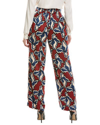 Anne Klein Anne Klein High-Rise Printed Pant