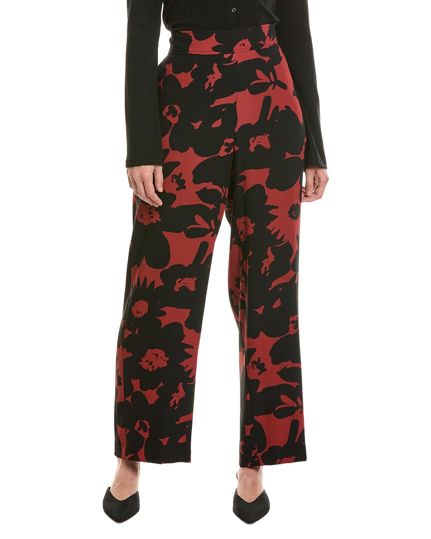 Anne Klein Anne Klein High-Rise Printed Pant