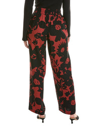 Anne Klein Anne Klein High-Rise Printed Pant