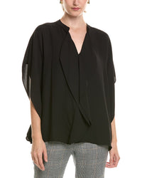 Anne Klein Anne Klein Flutter Y-Neck Blouse